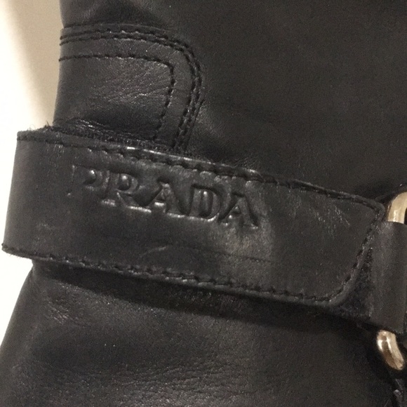 PRADA leather boos - mid calf 🔥6.5 - Picture 6 of 8